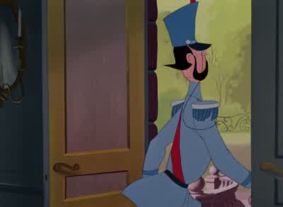 Your grace please waitMay I try it onStepmother Pay no attention Drizella It's cinderellaFrom the kitchen RidiculousShe's out of her mindJust an imaginative childMadam my orders were every maiden - Cinderella