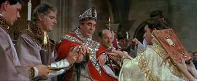 May these hands be anointed
with hallowed oil, - Becket