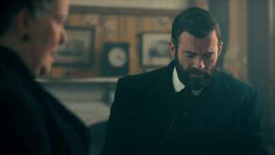 "MAY THIRD, MR. HENDERSON TAKES DINNER
WITH GERMAN UNDERTAKER, HERRHILDEGARD. - Miss Scarlet and the Duke