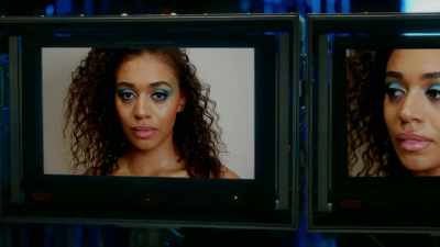 [Maya] Aiming for third time lucky,
and hoping this look will pop on camera, - Glow Up: Britain's Next Make-Up Star