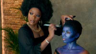 [Maya] Dolli's drive to succeed
is both personal and professional. - Glow Up: Britain's Next Make-Up Star