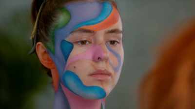 [Maya] Having a methodical approach
to makeup means Sophie has never yet - Glow Up: Britain's Next Make-Up Star
