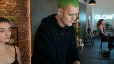 [Maya] Jack is also embracing a bald cap. - Glow Up: Britain's Next Make-Up Star