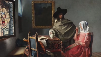 Maybe a little too early
for drinking wine. - Vermeer: The Greatest Exhibition