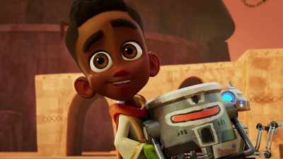 Maybe we can help. We're his friends.
I'm Kai, and that's Lys. - Star Wars: Young Jedi Adventures