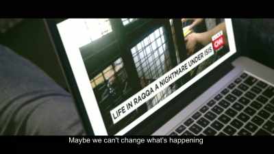 Maybe we can't change
what's happening... - City of Ghosts