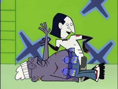 Maybe your dad will show up
just to take - Clone High