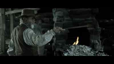 Maybe even got lucky
with cards and won a pistola, - American Primeval