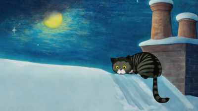 Maybe he'll rescue Mog.
Oh, that would be nice! - Mog's Christmas