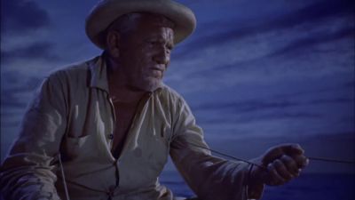 Maybe he's too wise to jump - The Old Man and the Sea