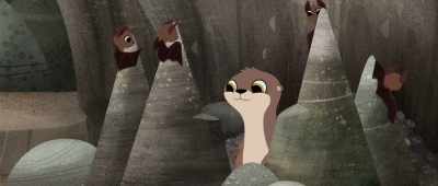 Maybe I can dig a tunnel
to the Puffin Burrows
from here! - Puffin Rock and the New Friends