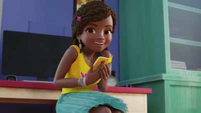 Maybe I can get Carter to cancel
the project? Trip him up? - LEGO Friends: Girls on a Mission