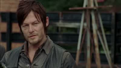 Maybe I should go inside. - The Walking Dead