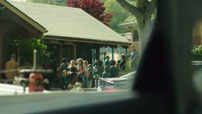 Maybe it was inappropriate
handing out invites on the first day, - Big Little Lies