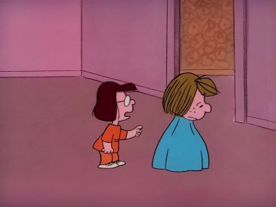 Maybe it'll look better after I get the sequins sewed on sir - She's a Good Skate, Charlie Brown