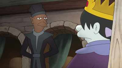 Maybe later. Right now, we have to see
your aptitude for dispensing justice. - Disenchantment