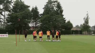Maybe his most famous team talk
was when he said, - Take the Ball, Pass the Ball