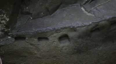 Maybe normally, these
would be hidden underwater - Lost Gold of World War II