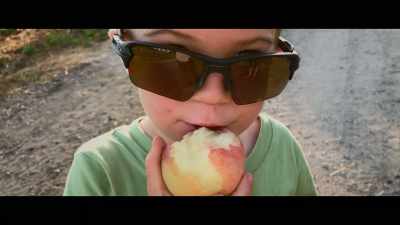 Maybe not an apple. Maybe a peach. - The Biggest Little Farm: The Return