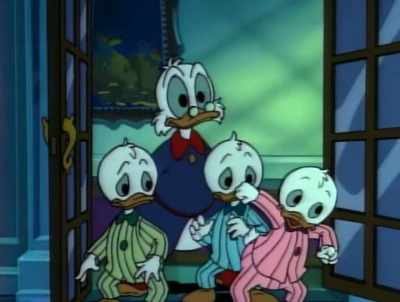 Maybe people didn't leave
because they liked me, - DuckTales