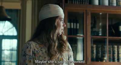 Maybe she's just overexerted.. - Never Look Away
