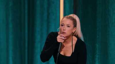 Maybe she's wearing boot-cut jeans
and wedges, who knows? - Iliza Shlesinger: Hot Forever