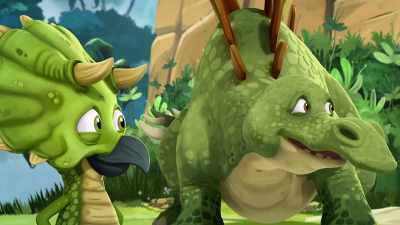 Maybe you should be the model
'cause you make us all laugh, - Gigantosaurus