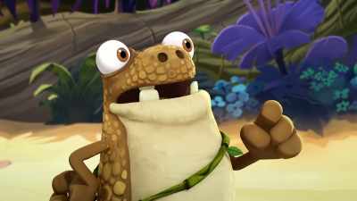 Maybe you should take
that hat off so you can see! - Gigantosaurus