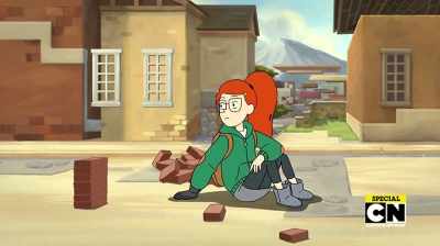 Maybe we shouldn't all split up.
[ Imitates rimshot ] - Infinity Train