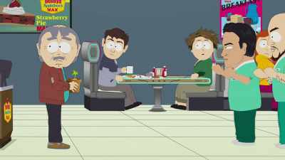 Maybe the Denny's side
of you doesn't care, - South Park: Post COVID: The Return of COVID