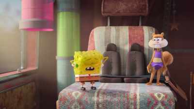 Maybe they're sewing them all together - Saving Bikini Bottom: The Sandy Cheeks Movie
