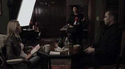 Maybe he touched the wire
to the mic or something. - The Amityville Harvest