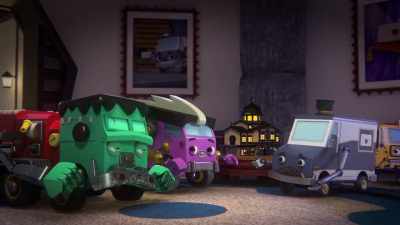 [Mayor gasps, whimpers] - Mighty Monsterwheelies
