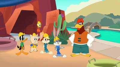Mayor, we had to make
some adjustments, - Bugs Bunny Builders