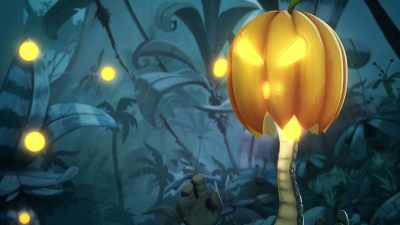 Mazu says the Harvest Monster
doesn't like light, - Gigantosaurus