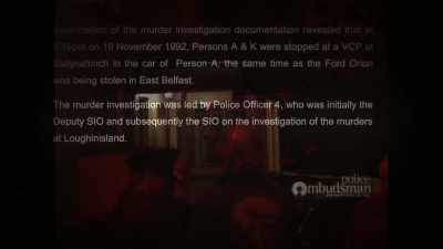McCAFFREY:
In Dr. Maguire's report, - No Stone Unturned