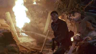 McCoy! What are you doing up there?
Drop that and get down here quick! - The Delta Force