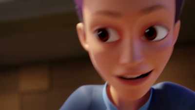 McCready isn't making a move
as Rapinoe shoots. - The Soccer Football Movie
