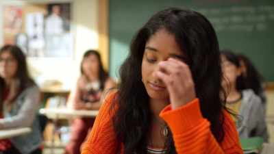 [McEnroe] Just then, the high school gods
chose to smile down on Devi. - Never Have I Ever