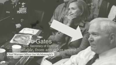MCMONEAGLE: We had
the total support of five
administrations in a row. - Third Eye Spies