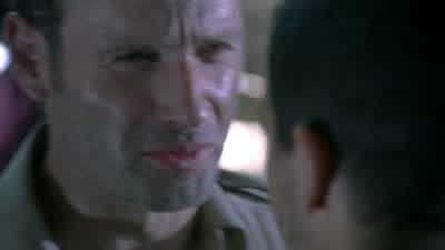 Me and Felipe were the only ones who stayed. - The Walking Dead