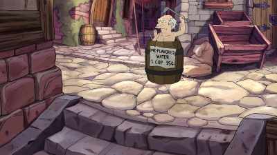 Me-flavored water, 15 cents.
Come taste my buttocks! - Disenchantment