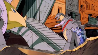 Me Grimlock not nice dino - The Transformers: The Movie