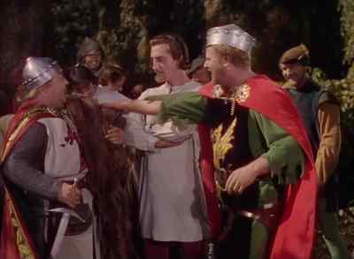 Me lord. Here is your raiment for the banquet. - The Adventures of Robin Hood