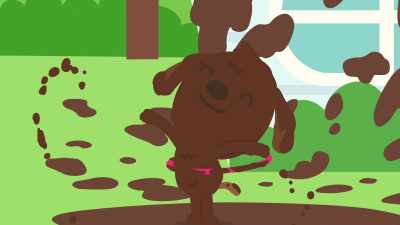 Me? Muddy? I'm not that muddy. - Sago Mini Friends