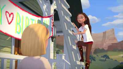 Me neither, but when Pru sees her party, - Spirit: Riding Free