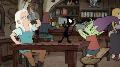 Me next. Me next. Guess who this is.
[clears throat] - Disenchantment