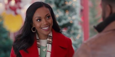 - Me? Seriously?
- Yeah. - Christmas with a Kiss
