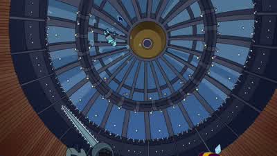 Me! Thank God you've come! This is for big Bertha! Wah! That is not what I meant to give you for big - Futurama
