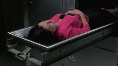 Me, too. Where did
she pass out last time - Charmed